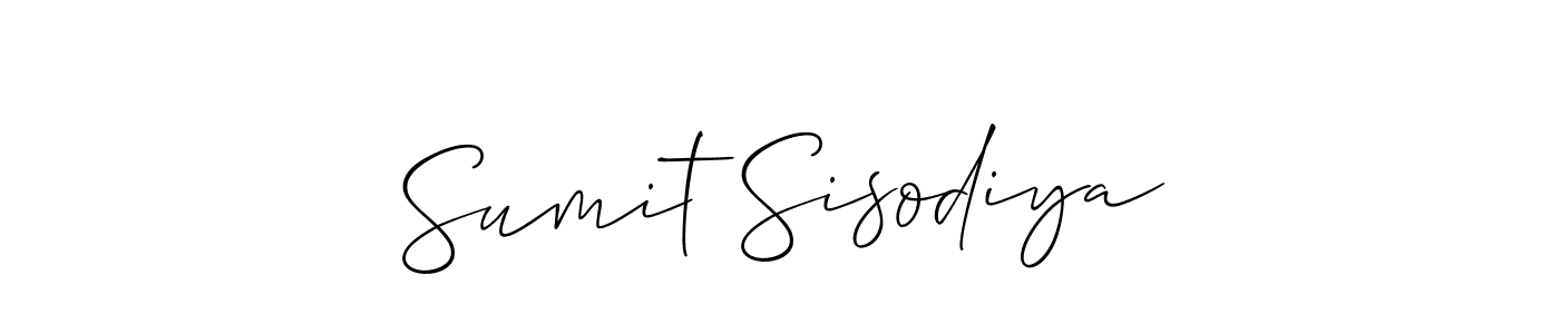 Similarly Allison_Script is the best handwritten signature design. Signature creator online .You can use it as an online autograph creator for name Sumit Sisodiya. Sumit Sisodiya signature style 2 images and pictures png