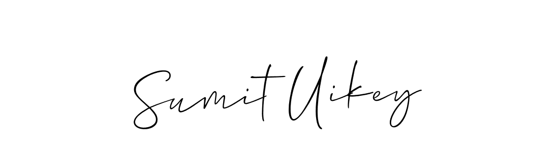 It looks lik you need a new signature style for name Sumit Uikey. Design unique handwritten (Allison_Script) signature with our free signature maker in just a few clicks. Sumit Uikey signature style 2 images and pictures png