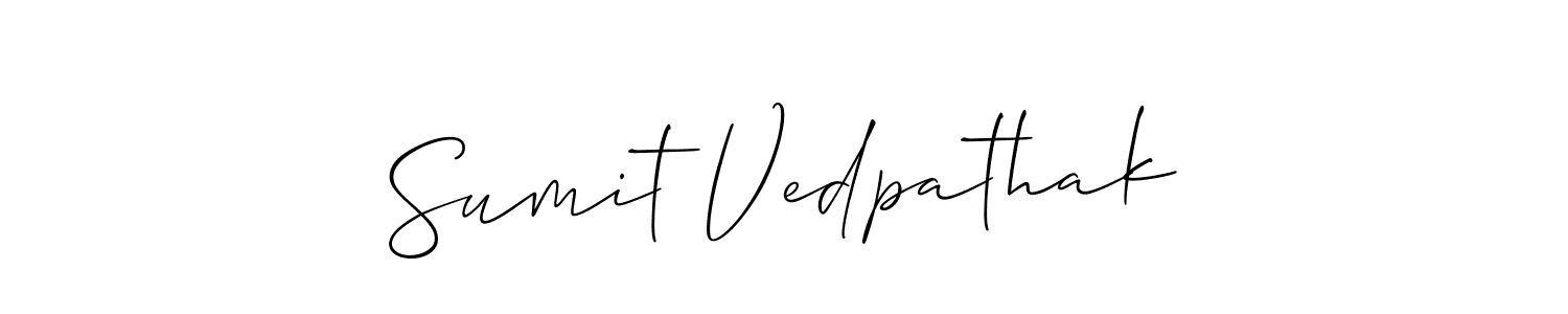 Here are the top 10 professional signature styles for the name Sumit Vedpathak. These are the best autograph styles you can use for your name. Sumit Vedpathak signature style 2 images and pictures png