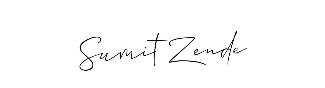 Make a short Sumit Zende signature style. Manage your documents anywhere anytime using Allison_Script. Create and add eSignatures, submit forms, share and send files easily. Sumit Zende signature style 2 images and pictures png