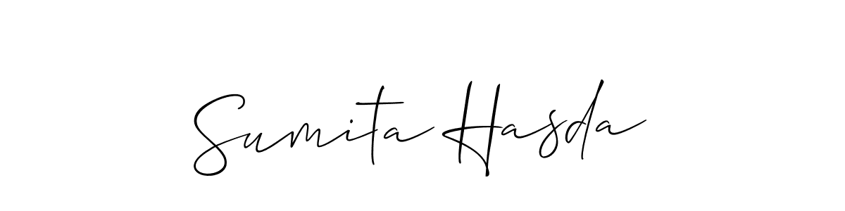 How to Draw Sumita Hasda signature style? Allison_Script is a latest design signature styles for name Sumita Hasda. Sumita Hasda signature style 2 images and pictures png