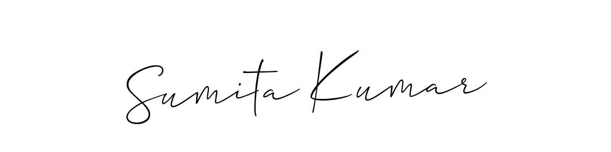 How to Draw Sumita Kumar signature style? Allison_Script is a latest design signature styles for name Sumita Kumar. Sumita Kumar signature style 2 images and pictures png