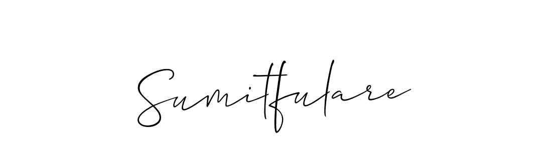 Once you've used our free online signature maker to create your best signature Allison_Script style, it's time to enjoy all of the benefits that Sumitfulare name signing documents. Sumitfulare signature style 2 images and pictures png