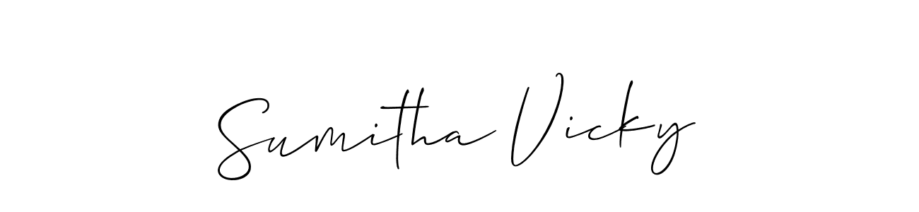 You can use this online signature creator to create a handwritten signature for the name Sumitha Vicky. This is the best online autograph maker. Sumitha Vicky signature style 2 images and pictures png