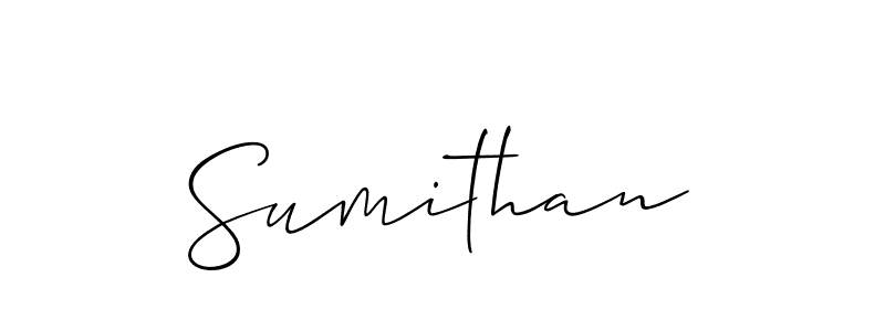 You can use this online signature creator to create a handwritten signature for the name Sumithan. This is the best online autograph maker. Sumithan signature style 2 images and pictures png