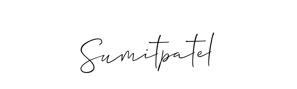 Best and Professional Signature Style for Sumitpatel. Allison_Script Best Signature Style Collection. Sumitpatel signature style 2 images and pictures png