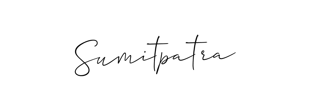 It looks lik you need a new signature style for name Sumitpatra. Design unique handwritten (Allison_Script) signature with our free signature maker in just a few clicks. Sumitpatra signature style 2 images and pictures png