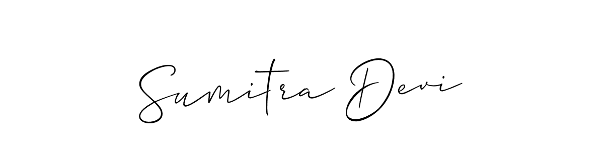 How to Draw Sumitra Devi signature style? Allison_Script is a latest design signature styles for name Sumitra Devi. Sumitra Devi signature style 2 images and pictures png