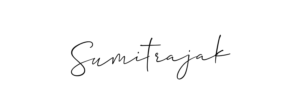 Sumitrajak stylish signature style. Best Handwritten Sign (Allison_Script) for my name. Handwritten Signature Collection Ideas for my name Sumitrajak. Sumitrajak signature style 2 images and pictures png