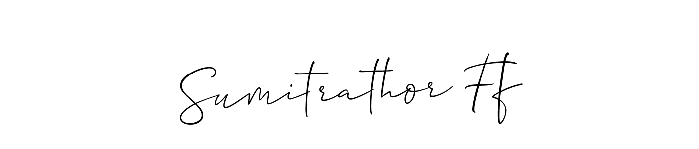 Check out images of Autograph of Sumitrathor Ff name. Actor Sumitrathor Ff Signature Style. Allison_Script is a professional sign style online. Sumitrathor Ff signature style 2 images and pictures png