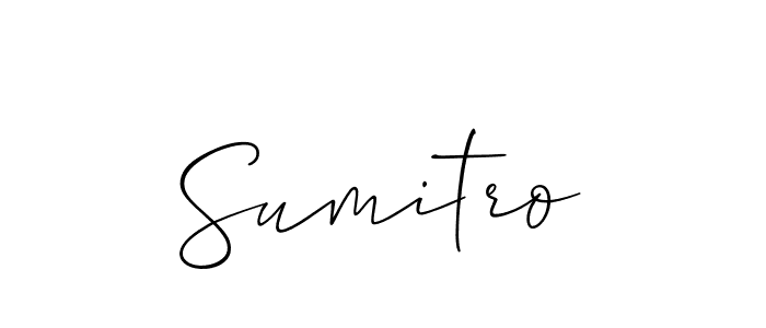 It looks lik you need a new signature style for name Sumitro. Design unique handwritten (Allison_Script) signature with our free signature maker in just a few clicks. Sumitro signature style 2 images and pictures png