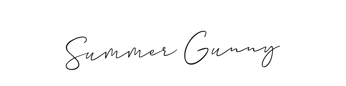 See photos of Summer Gunny official signature by Spectra . Check more albums & portfolios. Read reviews & check more about Allison_Script font. Summer Gunny signature style 2 images and pictures png
