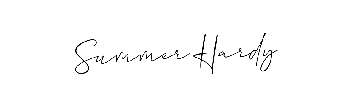 Make a beautiful signature design for name Summer Hardy. Use this online signature maker to create a handwritten signature for free. Summer Hardy signature style 2 images and pictures png