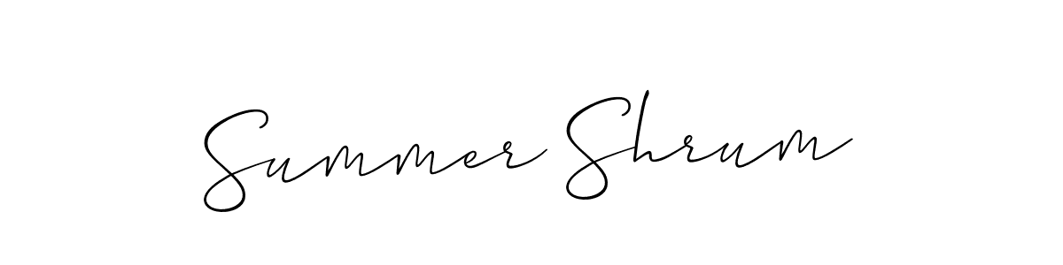 Once you've used our free online signature maker to create your best signature Allison_Script style, it's time to enjoy all of the benefits that Summer Shrum name signing documents. Summer Shrum signature style 2 images and pictures png