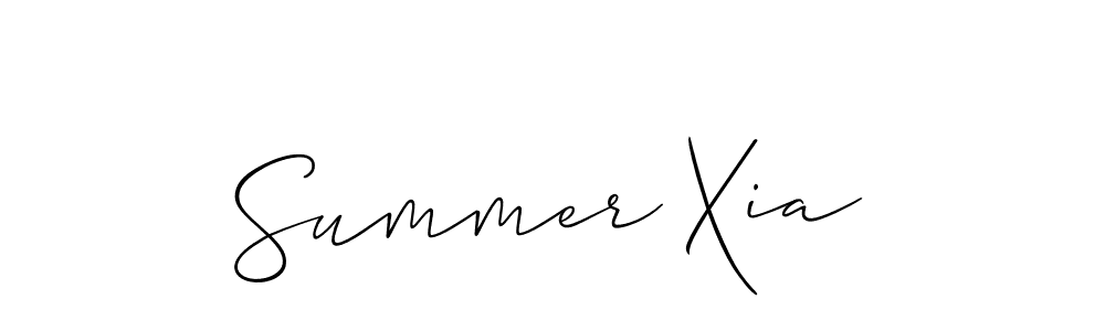 How to Draw Summer Xia signature style? Allison_Script is a latest design signature styles for name Summer Xia. Summer Xia signature style 2 images and pictures png