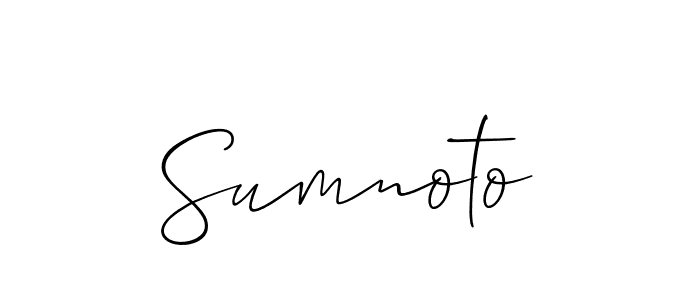 Also You can easily find your signature by using the search form. We will create Sumnoto name handwritten signature images for you free of cost using Allison_Script sign style. Sumnoto signature style 2 images and pictures png