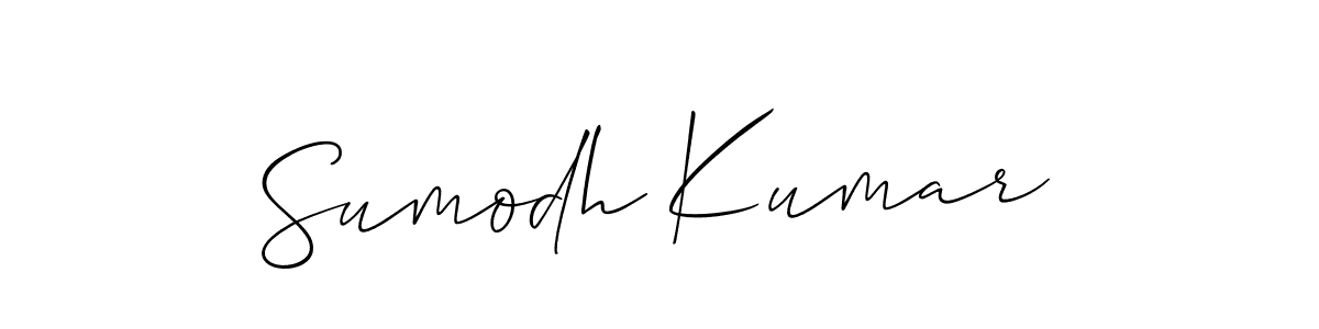 Similarly Allison_Script is the best handwritten signature design. Signature creator online .You can use it as an online autograph creator for name Sumodh Kumar. Sumodh Kumar signature style 2 images and pictures png