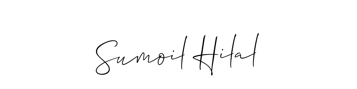 See photos of Sumoil Hilal official signature by Spectra . Check more albums & portfolios. Read reviews & check more about Allison_Script font. Sumoil Hilal signature style 2 images and pictures png