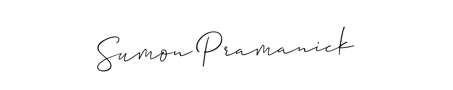 Here are the top 10 professional signature styles for the name Sumon Pramanick. These are the best autograph styles you can use for your name. Sumon Pramanick signature style 2 images and pictures png