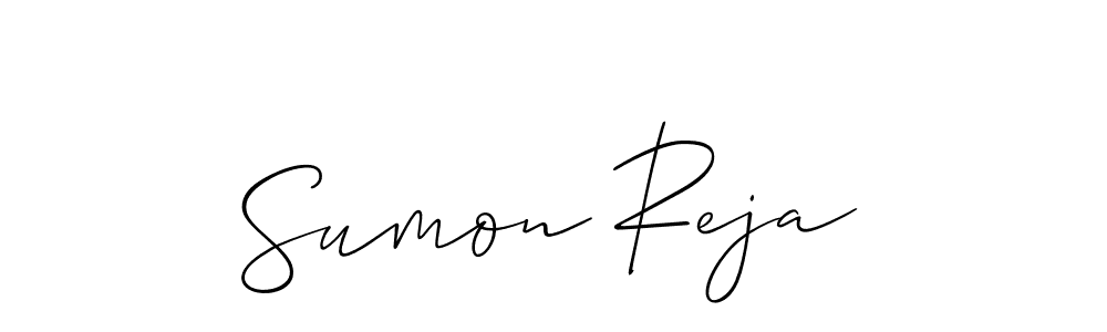 Make a beautiful signature design for name Sumon Reja. Use this online signature maker to create a handwritten signature for free. Sumon Reja signature style 2 images and pictures png