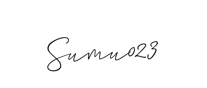 Make a beautiful signature design for name Sumu023. Use this online signature maker to create a handwritten signature for free. Sumu023 signature style 2 images and pictures png