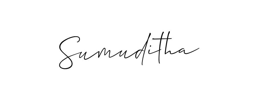 Once you've used our free online signature maker to create your best signature Allison_Script style, it's time to enjoy all of the benefits that Sumuditha name signing documents. Sumuditha signature style 2 images and pictures png