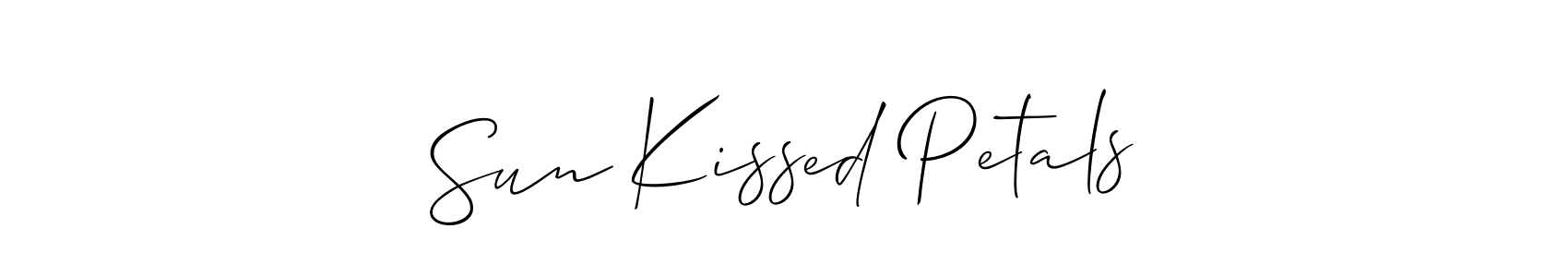Best and Professional Signature Style for Sun Kissed Petals. Allison_Script Best Signature Style Collection. Sun Kissed Petals signature style 2 images and pictures png