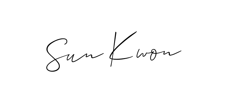 The best way (Allison_Script) to make a short signature is to pick only two or three words in your name. The name Sun Kwon include a total of six letters. For converting this name. Sun Kwon signature style 2 images and pictures png