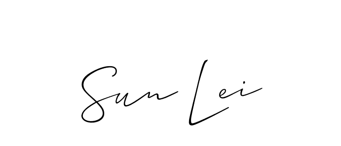 Here are the top 10 professional signature styles for the name Sun Lei. These are the best autograph styles you can use for your name. Sun Lei signature style 2 images and pictures png