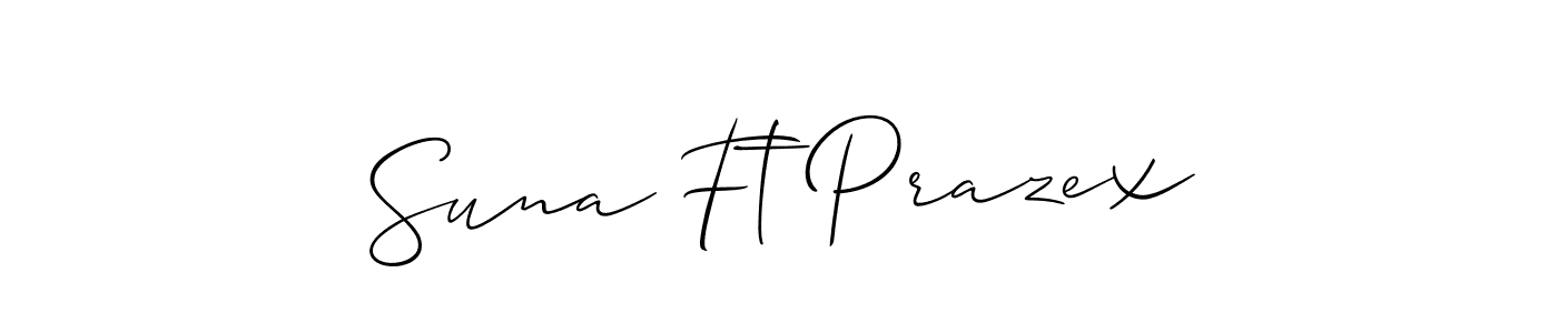 Suna Ft Prazex stylish signature style. Best Handwritten Sign (Allison_Script) for my name. Handwritten Signature Collection Ideas for my name Suna Ft Prazex. Suna Ft Prazex signature style 2 images and pictures png