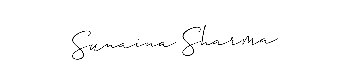 Check out images of Autograph of Sunaina Sharma name. Actor Sunaina Sharma Signature Style. Allison_Script is a professional sign style online. Sunaina Sharma signature style 2 images and pictures png