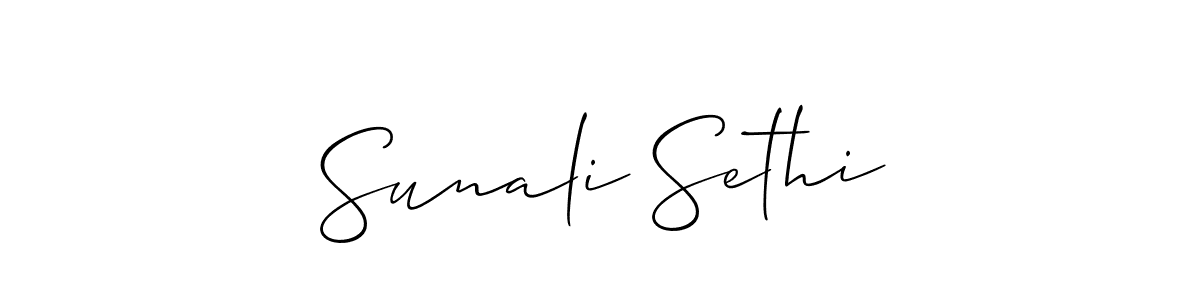 if you are searching for the best signature style for your name Sunali Sethi. so please give up your signature search. here we have designed multiple signature styles  using Allison_Script. Sunali Sethi signature style 2 images and pictures png