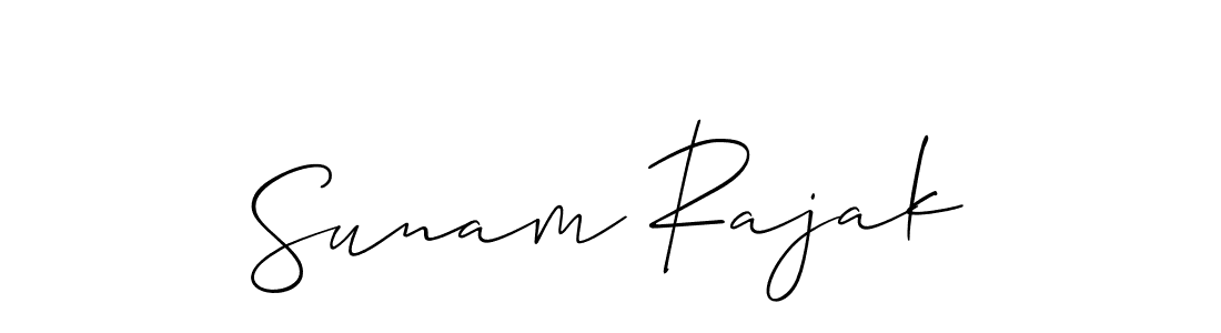 if you are searching for the best signature style for your name Sunam Rajak. so please give up your signature search. here we have designed multiple signature styles  using Allison_Script. Sunam Rajak signature style 2 images and pictures png