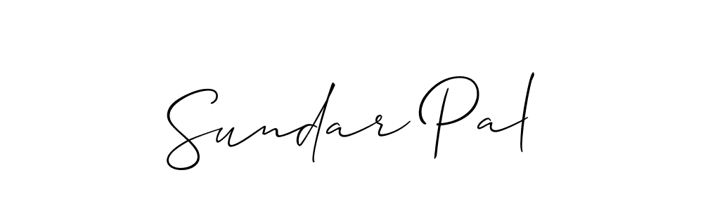 Create a beautiful signature design for name Sundar Pal. With this signature (Allison_Script) fonts, you can make a handwritten signature for free. Sundar Pal signature style 2 images and pictures png