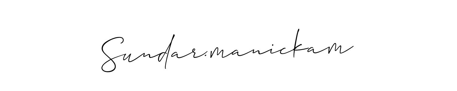 Make a beautiful signature design for name Sundar.manickam. Use this online signature maker to create a handwritten signature for free. Sundar.manickam signature style 2 images and pictures png