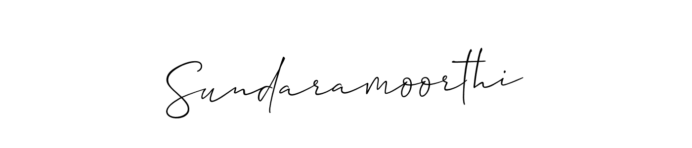 How to make Sundaramoorthi name signature. Use Allison_Script style for creating short signs online. This is the latest handwritten sign. Sundaramoorthi signature style 2 images and pictures png