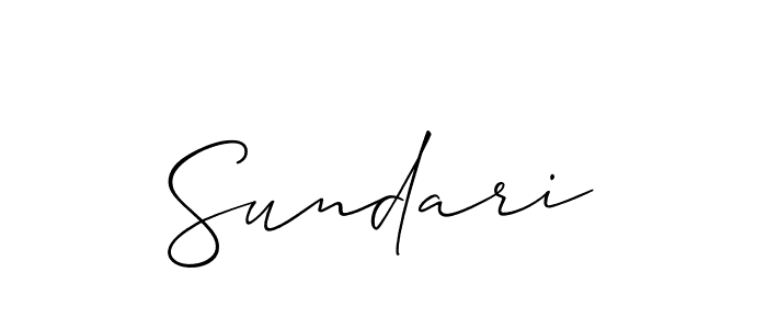 How to Draw Sundari signature style? Allison_Script is a latest design signature styles for name Sundari. Sundari signature style 2 images and pictures png