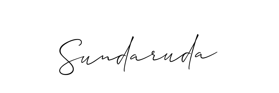 It looks lik you need a new signature style for name Sundaruda. Design unique handwritten (Allison_Script) signature with our free signature maker in just a few clicks. Sundaruda signature style 2 images and pictures png