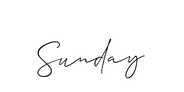 Make a short Sunday signature style. Manage your documents anywhere anytime using Allison_Script. Create and add eSignatures, submit forms, share and send files easily. Sunday signature style 2 images and pictures png