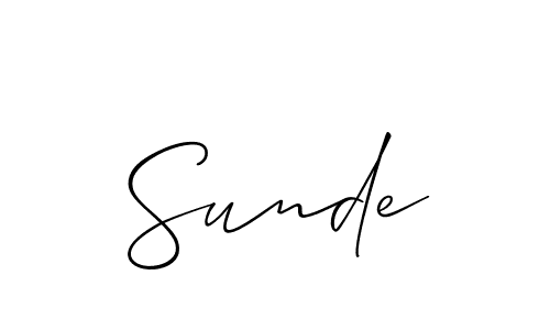 This is the best signature style for the Sunde name. Also you like these signature font (Allison_Script). Mix name signature. Sunde signature style 2 images and pictures png