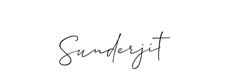 Make a short Sunderjit signature style. Manage your documents anywhere anytime using Allison_Script. Create and add eSignatures, submit forms, share and send files easily. Sunderjit signature style 2 images and pictures png