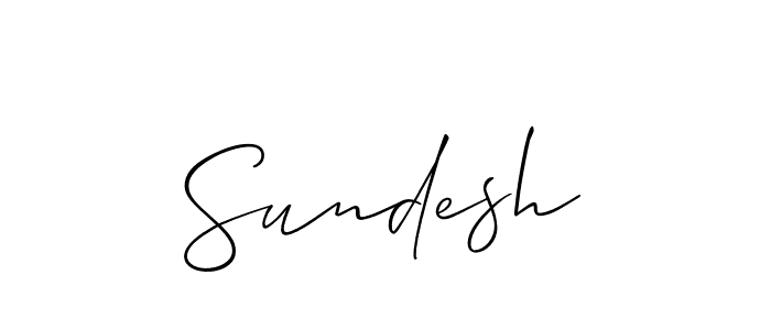 Similarly Allison_Script is the best handwritten signature design. Signature creator online .You can use it as an online autograph creator for name Sundesh. Sundesh signature style 2 images and pictures png