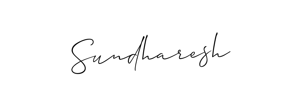 You should practise on your own different ways (Allison_Script) to write your name (Sundharesh) in signature. don't let someone else do it for you. Sundharesh signature style 2 images and pictures png