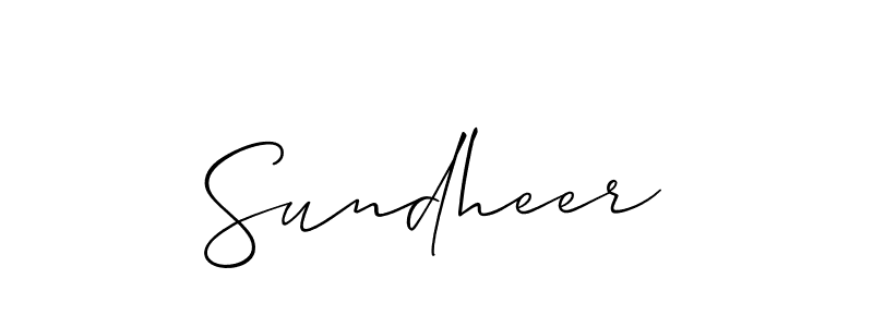 Also You can easily find your signature by using the search form. We will create Sundheer name handwritten signature images for you free of cost using Allison_Script sign style. Sundheer signature style 2 images and pictures png