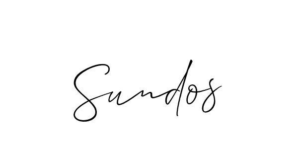 Also You can easily find your signature by using the search form. We will create Sundos name handwritten signature images for you free of cost using Allison_Script sign style. Sundos signature style 2 images and pictures png