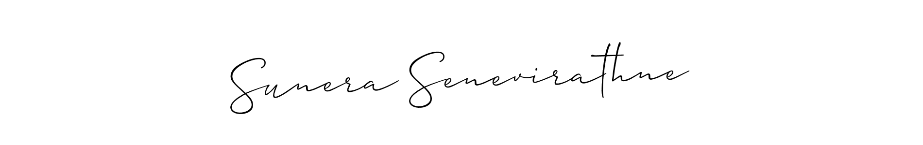 if you are searching for the best signature style for your name Sunera Senevirathne. so please give up your signature search. here we have designed multiple signature styles  using Allison_Script. Sunera Senevirathne signature style 2 images and pictures png