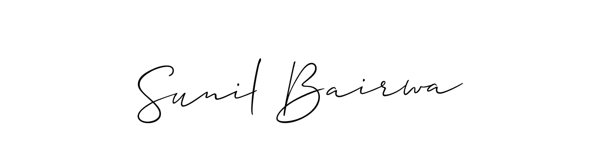 Once you've used our free online signature maker to create your best signature Allison_Script style, it's time to enjoy all of the benefits that Sunil Bairwa name signing documents. Sunil Bairwa signature style 2 images and pictures png