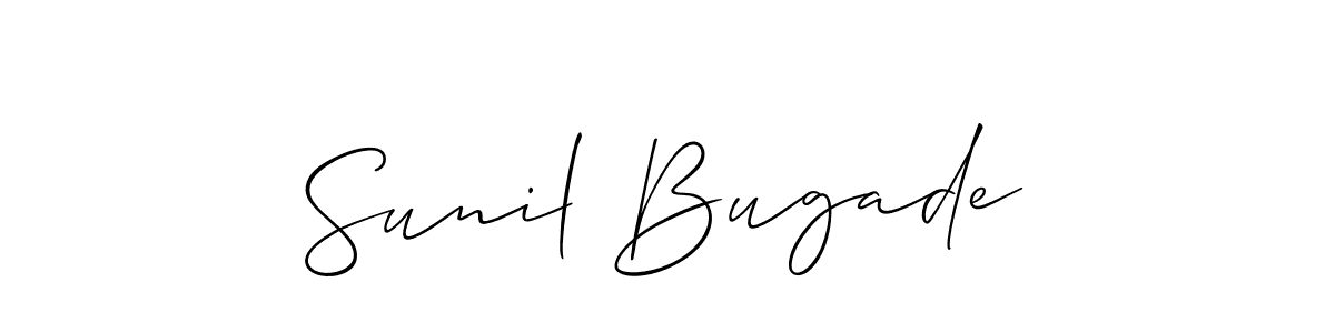 Here are the top 10 professional signature styles for the name Sunil Bugade. These are the best autograph styles you can use for your name. Sunil Bugade signature style 2 images and pictures png
