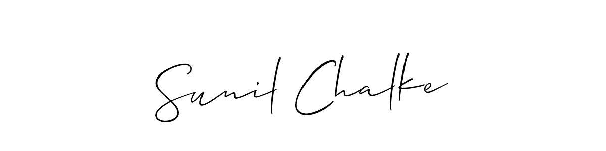 You can use this online signature creator to create a handwritten signature for the name Sunil Chalke. This is the best online autograph maker. Sunil Chalke signature style 2 images and pictures png