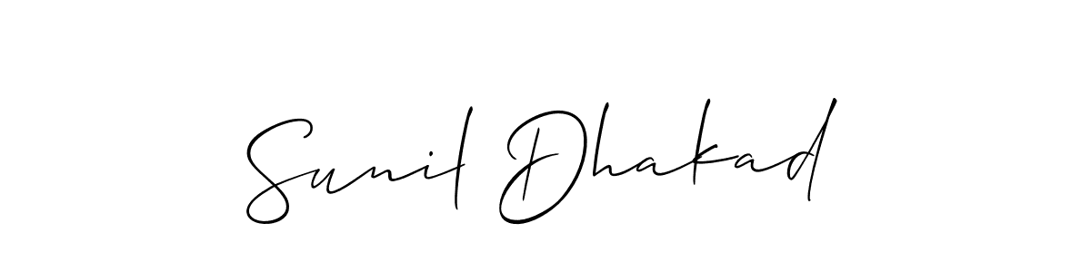 Once you've used our free online signature maker to create your best signature Allison_Script style, it's time to enjoy all of the benefits that Sunil Dhakad name signing documents. Sunil Dhakad signature style 2 images and pictures png